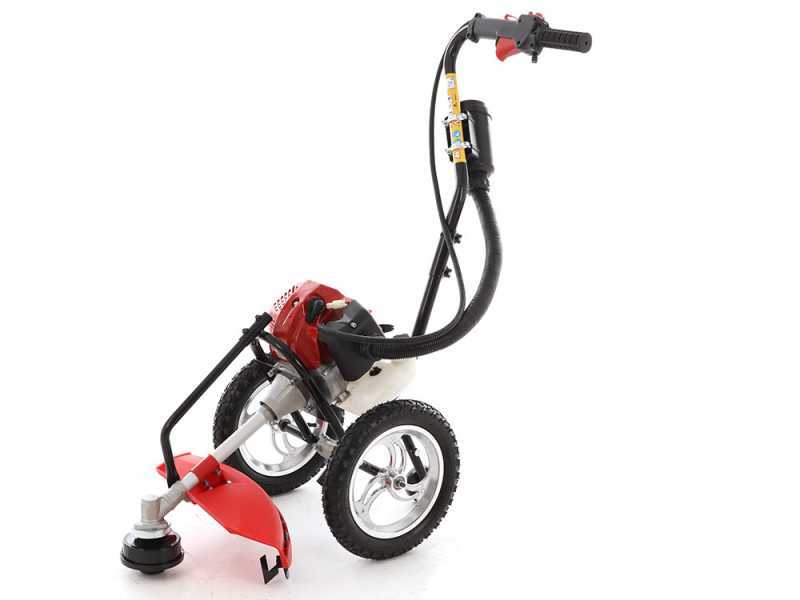 GeoTech WBC 520 - Fuel-mix wheeled push Brush cutter