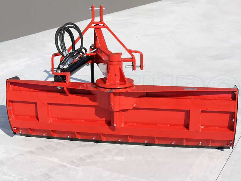 AgriEuro LLP200 Tractor-mounted Hydraulic Grader Blade - Heavy Series - Swivel Ring and Rotating Blade