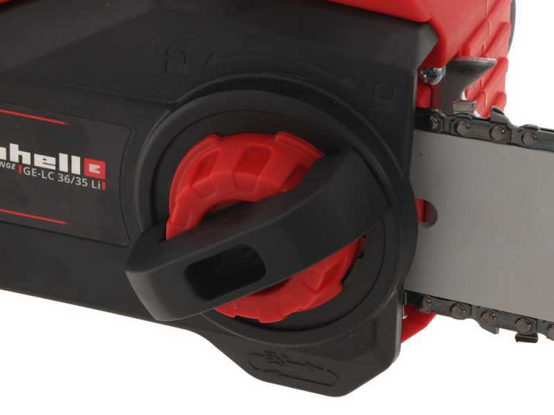 Einhell GE-LC 36/35 Li - 2x 18V 4Ah Battery-powered Electric Chainsaw - 35 cm Blade