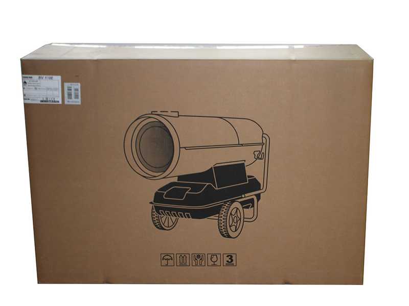 Master BV 110 E - Indirectly Heating Diesel-fuelled Hot Air Generator