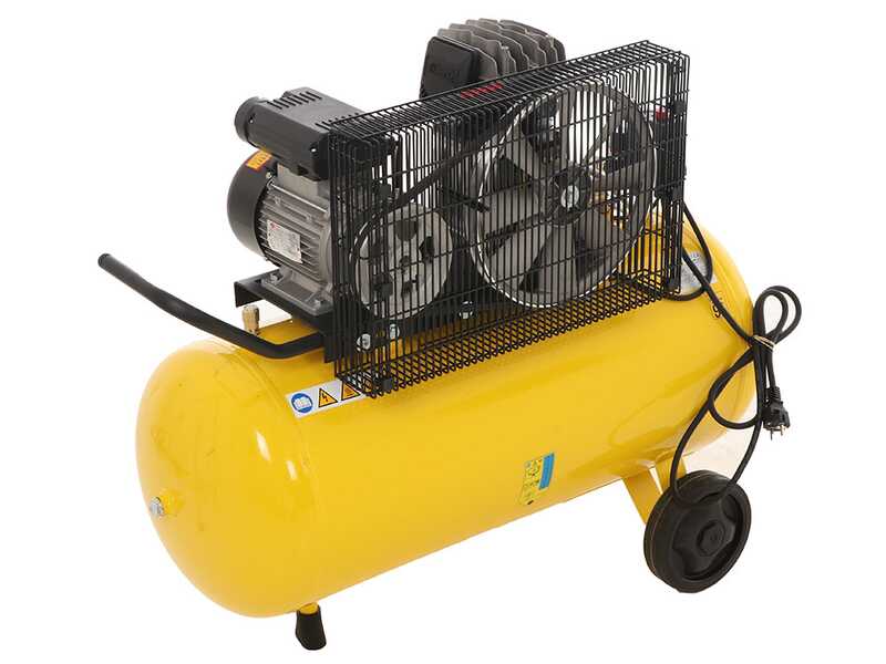 ABAC LINE B26/90 CM2 - Single-phase electric belt driven air compressor - Motor 2 HP - 90 l