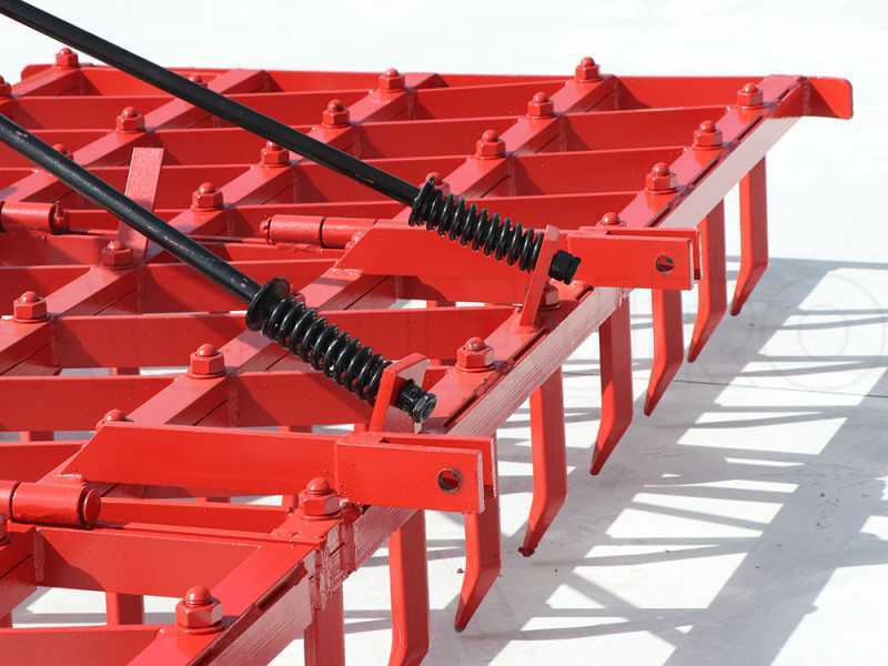 AgriEuro EPPR60 D.T. heavy-duty reinforced fixed tooth harrow - double reinforced frame - 60 teeth - 300 cm