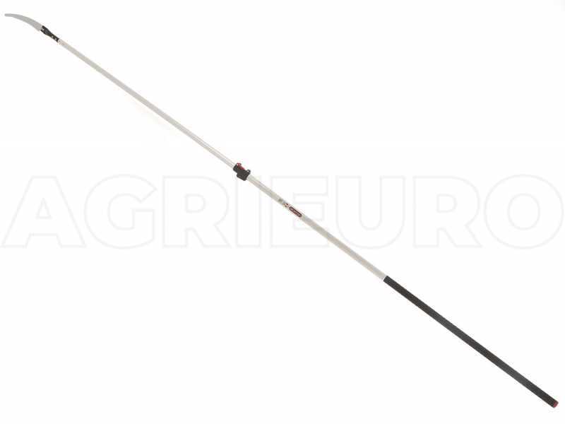 Curved-blade Pruning Saw 330 mm on oval 4 m telescopic pole Archman Art. 24+69