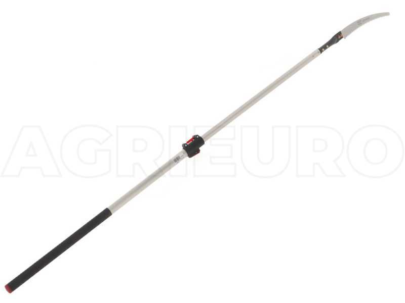 Curved-blade Pruning Saw 330 mm on oval 2 m telescopic pole Archman Art. 25+69