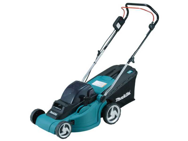 Makita DLM380PM2 battery powered electric lawn mower best deal on AgriEuro