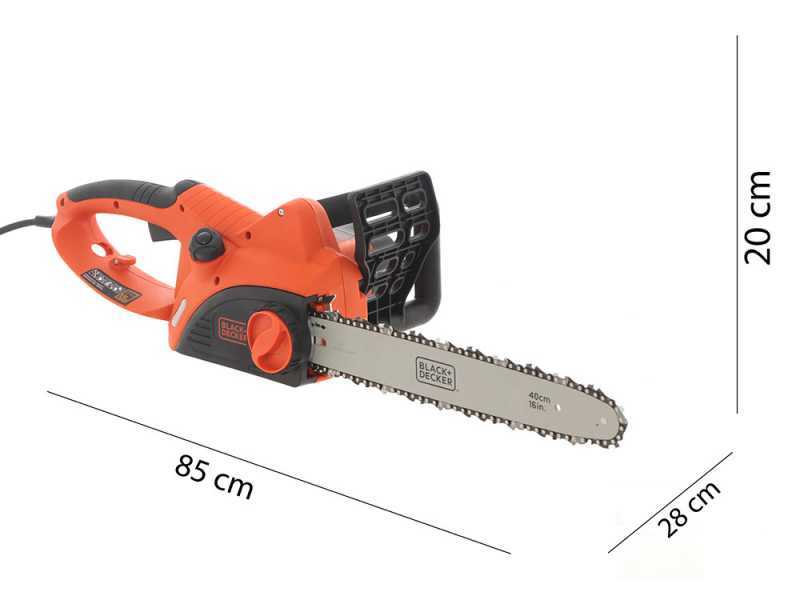 Black & shop decker electric chainsaw