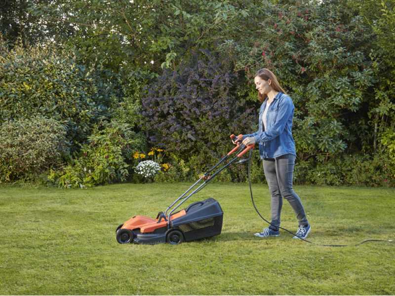 Black and decker electric lawn mower outlet