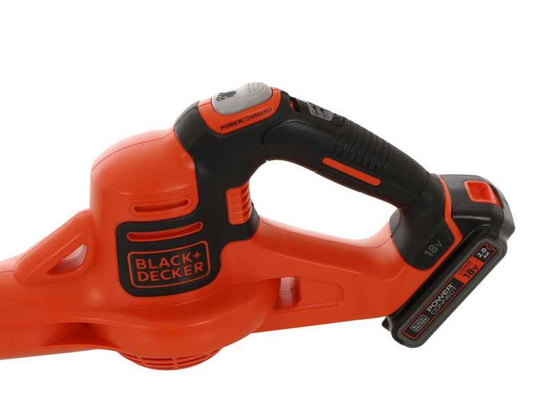 GWC1820PC-QW PowerCommand Black &amp; Decker Leaf Blower - 18 V 2 Ah