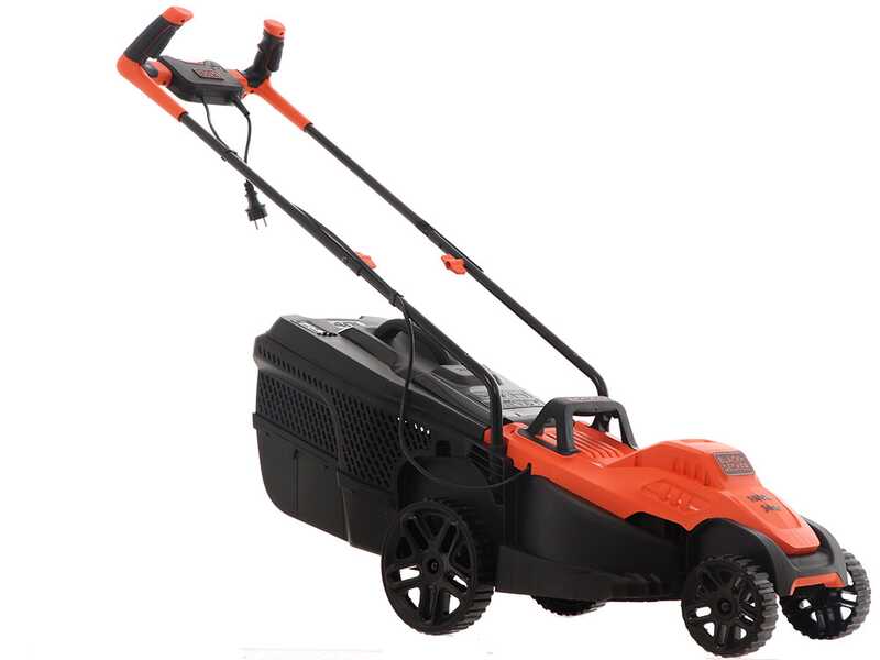 Black&amp;Decker BEMW461BH-QS Electric Lawn Mower - 34 cm Cutting Width, 1400W Power