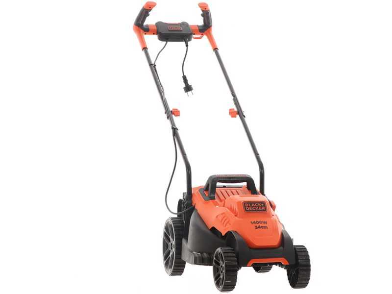 Black and decker 34cm lawn mower shop