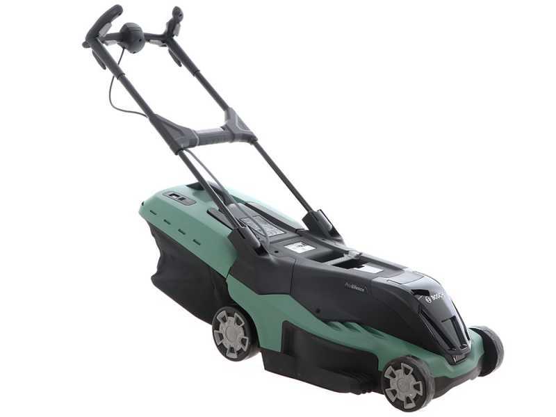 BOSCH AdvancedRotak 36-660 Electric Battery-powered Lawn Mower - 2 2Ah Lithium-ion Batteries - Grass Collector