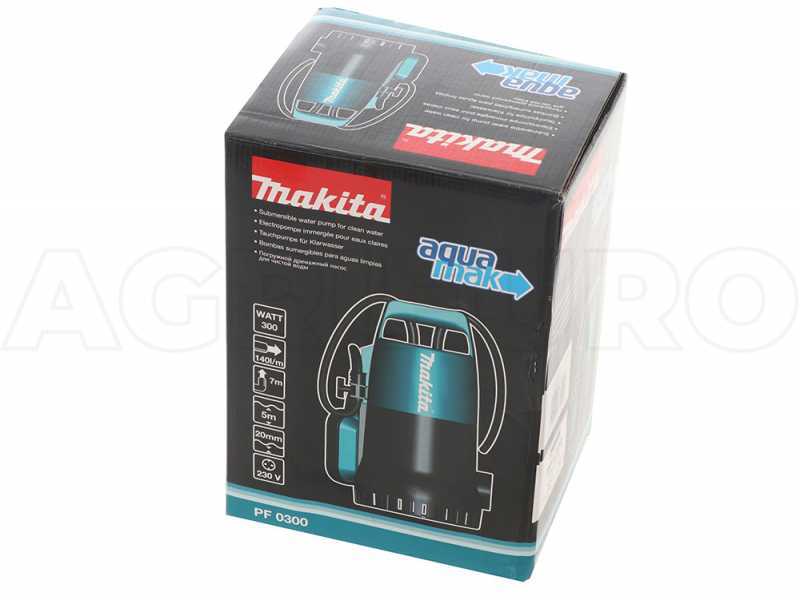 Makita PF0300 Electric Submersible Pump for clear water - electric pump 350 watt