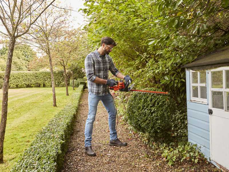 Black and decker telescopic sales hedge trimmer