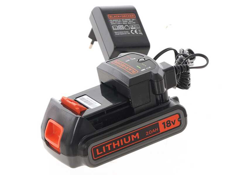 Black &amp; Decker GTC1845L20-QW Battery-powered Hedge Trimmer 18V 2Ah Battery + Free 18V 2Ah battery - 45 cm Blade