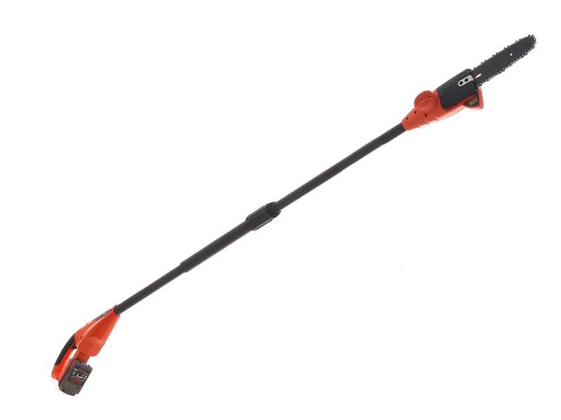 Black Decker GPC1820L20 QW 18V Battery powered Pruner on Extension Pole 2 Ah Battery