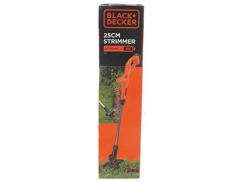 Black Decker ST182320 QW Battery powered Edge Strimmer best deal on AgriEuro