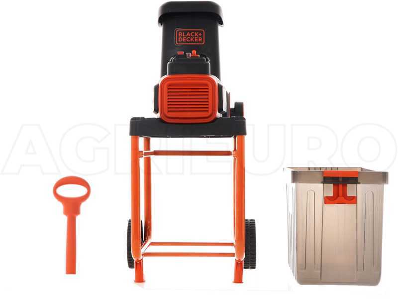 Black &amp; Decker BEGAS5800-QS - Electric garden shredder - 2800W - roller with collector