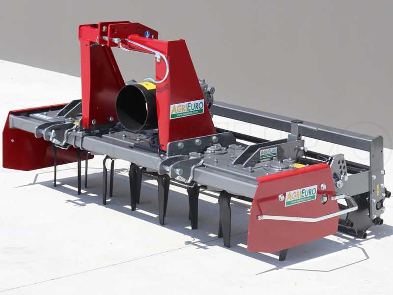 RF170 Power Harrow - 170 cm Working Width -16 Blades Medium Series - Cage Roller