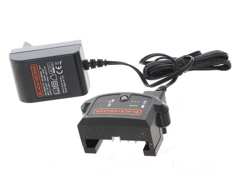 Black and decker shop 18v trimmer battery charger