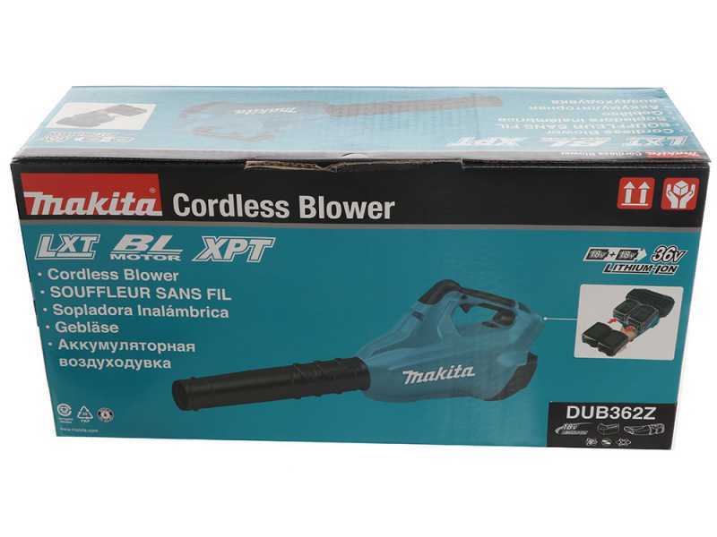 Makita blower with hotsell 2 free batteries
