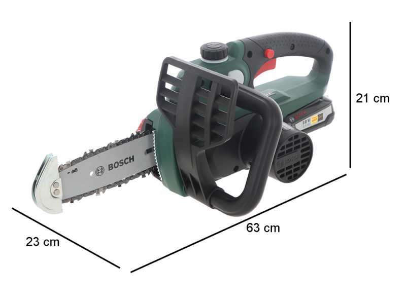 Bosch cordless sales chainsaw 18v