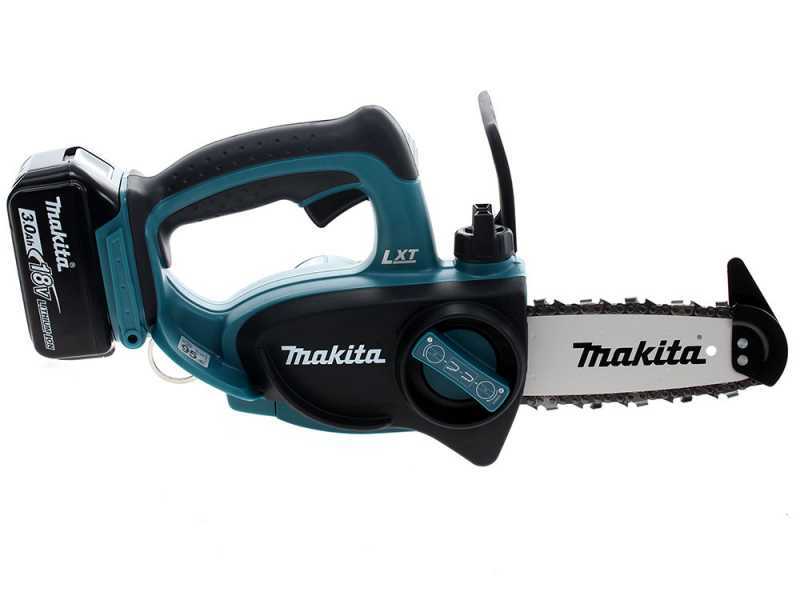 Makita DUC122RTE - 2x 18V 5Ah Battery-powered Electric Chainsaw - 11.5 cm Blade
