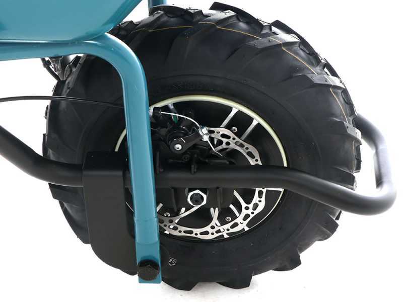 Makita DCU180 electric wheelbarrow with tubular frame - WITHOUT BATTERIES