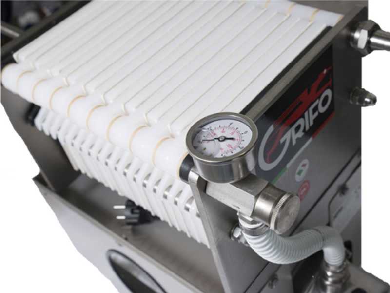 Grifo Professional FCP30-Olio - Wheeled Oil Carton Filter - Stainless Steel Pump