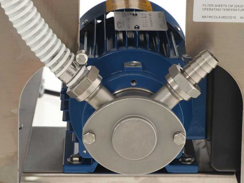 Grifo Professional FCP20-Olio - Wheeled Oil Carton Filter - Liverani Stainless Steel Pump