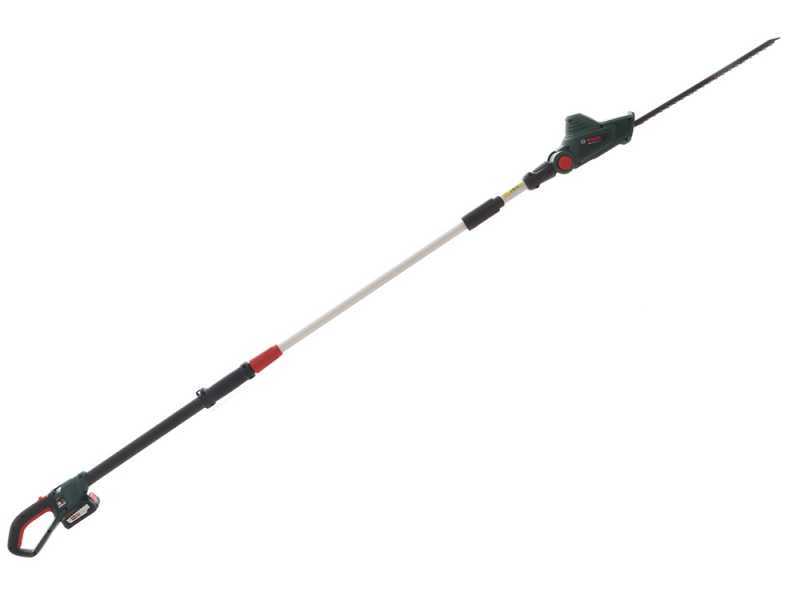 Bosch cordless pole hedge trimmer top