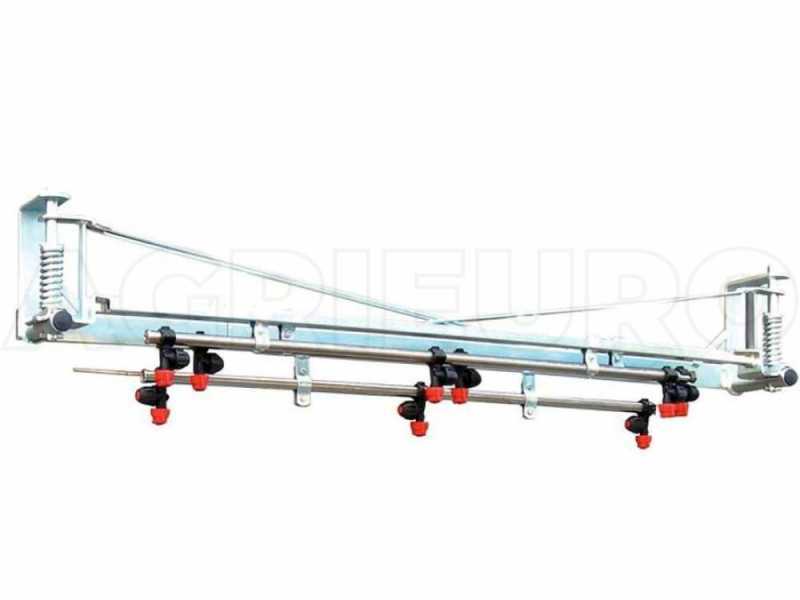 Galvanised mechanical weed control bar width 3.5 m with 7 membrane jets