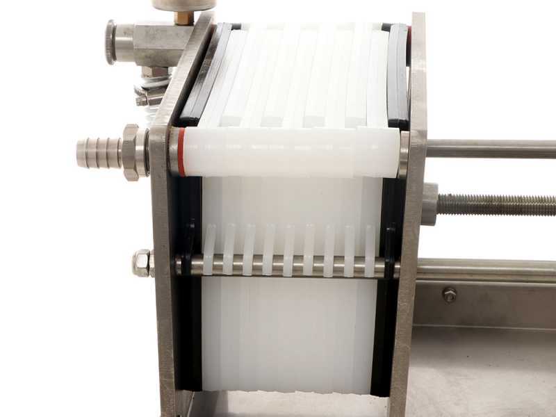 Grifo Professional FCP10-Olio - Wheeled Oil Carton Filter - Stainless Steel Pump