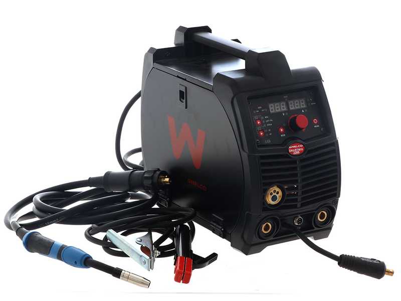 Awelco SMARTMIG 2000 Multiprocess Inverter Welder - MIG-TIGLIFT - MMA - Single-phase - GAS/NO GAS