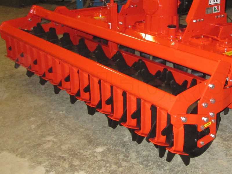 RM200 Power Harrow - 200 cm Working Width - 18 Blades Heavy Series - PACKER Roller