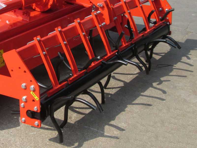 RH190 Power Harrow - 190 cm Working Width - 18 Blades Medium Series - Spike Roller
