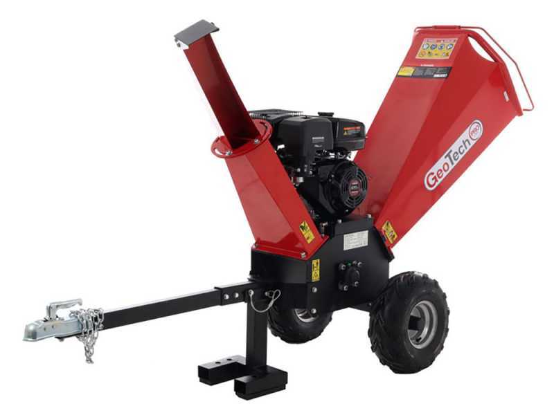 GeoTech-Pro PCS 150L - Professional petrol garden shredder - Loncin 15 HP engine