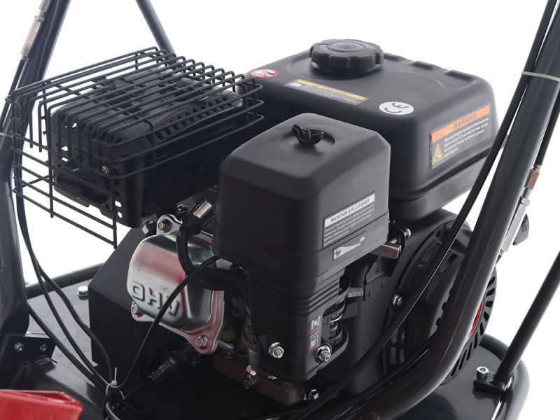 GeoTech Pro BMS155 LE - Tracked Self-propelled Wood Chipper on Power Barrow GeoPorter 330E - 4 Rollers - 15 HP Loncin Engine - Extendable Body