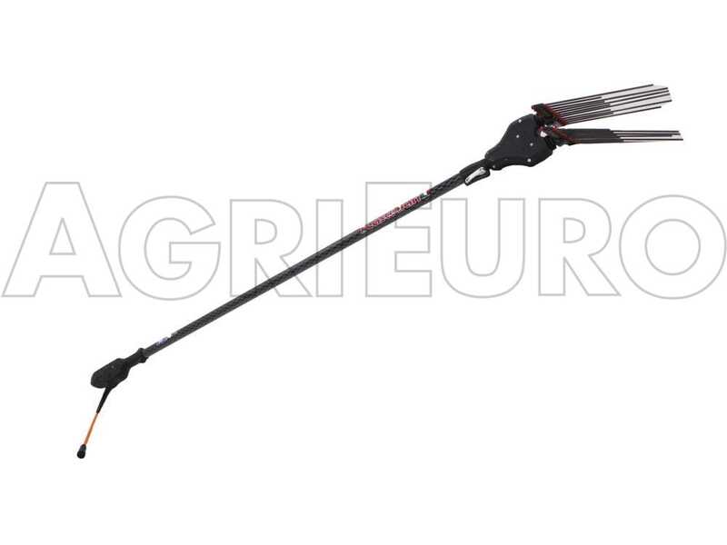 Castellari Tornado Carbon L V3 - 12V Electric Battery-powered Olive Harvester - 230/330 Carbon Pole