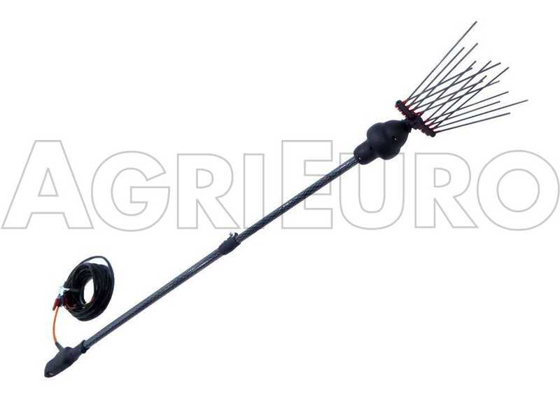 Castellari Fenix L V2 - Electric Car-type Battery-powered Olive Harvester with cable supplied - Carbon Telescopic Pole 230/320