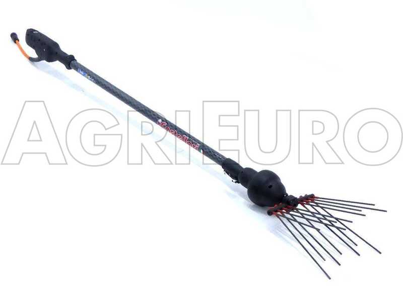 Castellari Fenix L V2 - Electric Car-type Battery-powered Olive Harvester with cable supplied - Carbon Telescopic Pole 230/320