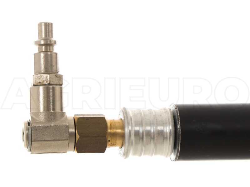 Sliding black pole for pneumatic tools - Fixed - in light aluminium, 200 cm