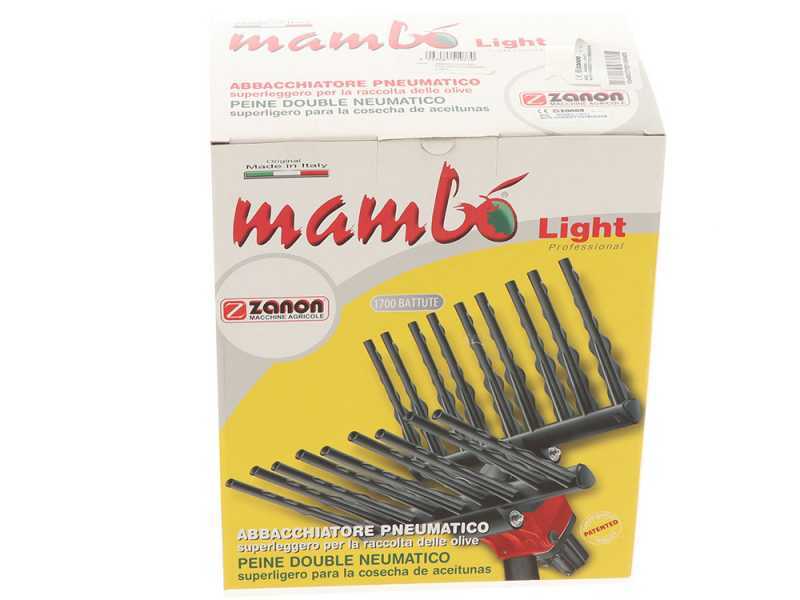 Zanon Mambo Light - Pneumatic Olive Harvester - Shaker - Olive Shaker - 6/8 Bar