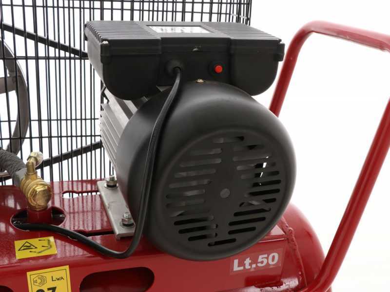 Geotech-Pro BACP50-8-2 - Belt-driven Electric Air Compressor - 2 Hp Motor - 50 L - 8 bar