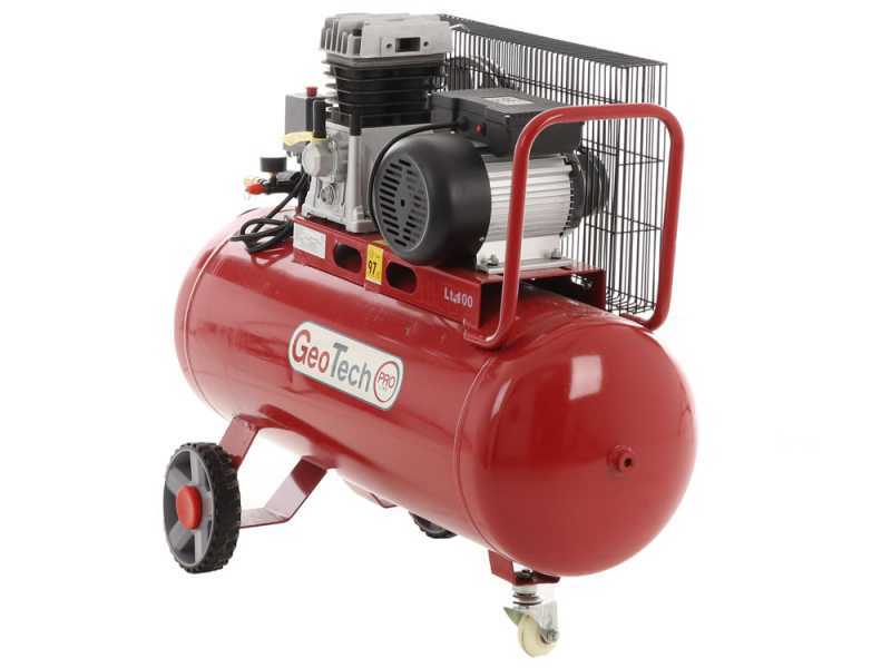 Geotech Pro BACP100-10-3 - Belt-driven Electric Air Compressor - 3 Hp Motor - 100 L - 10 bar