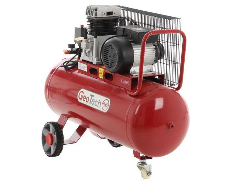 Geotech Pro BACP100-10-3 - Belt-driven Electric Air Compressor - 3 Hp Motor - 100 L - 10 bar