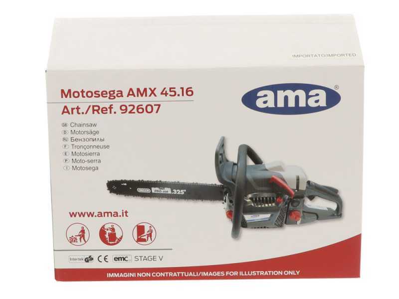 Ama AMX 45.16 - Petrol Cutting Chainsaw - 40 cm Oregon Blade