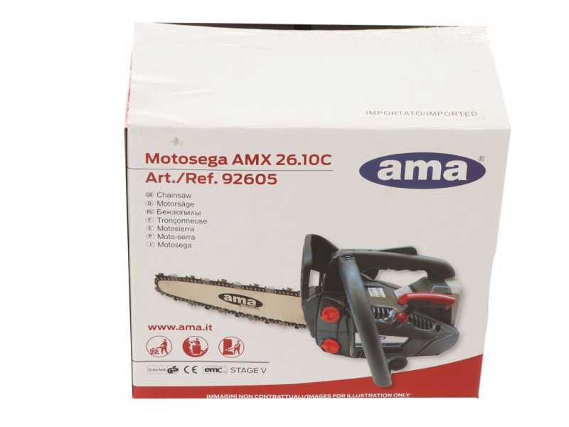 Ama Amx 26.10C - Petrol Pruning Chainsaw - 25 cm Carving Blade