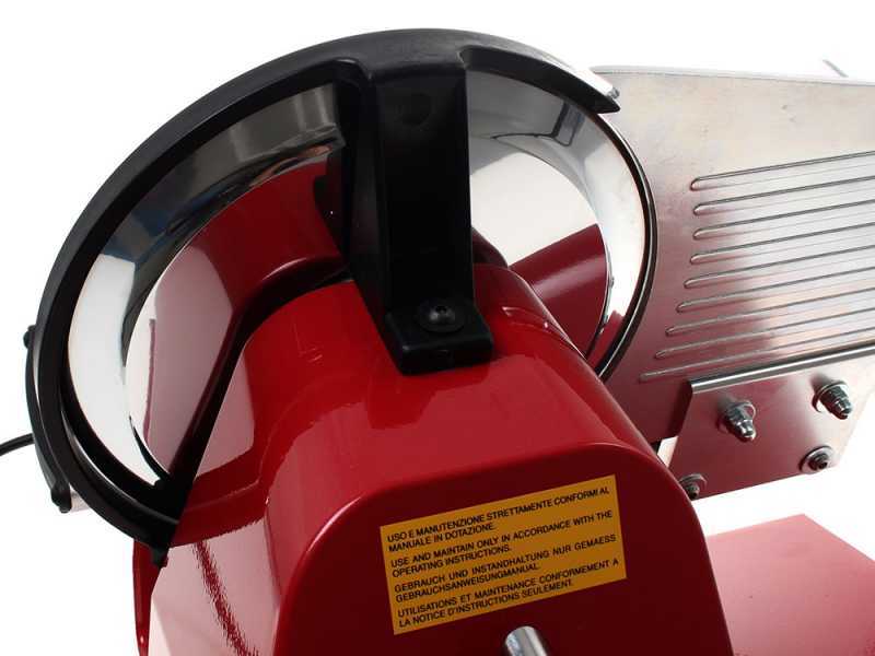 Seven Italy PS 220 PRO Red - Meat Slicer with 220 mm Blade - Sharpener Included - 160W