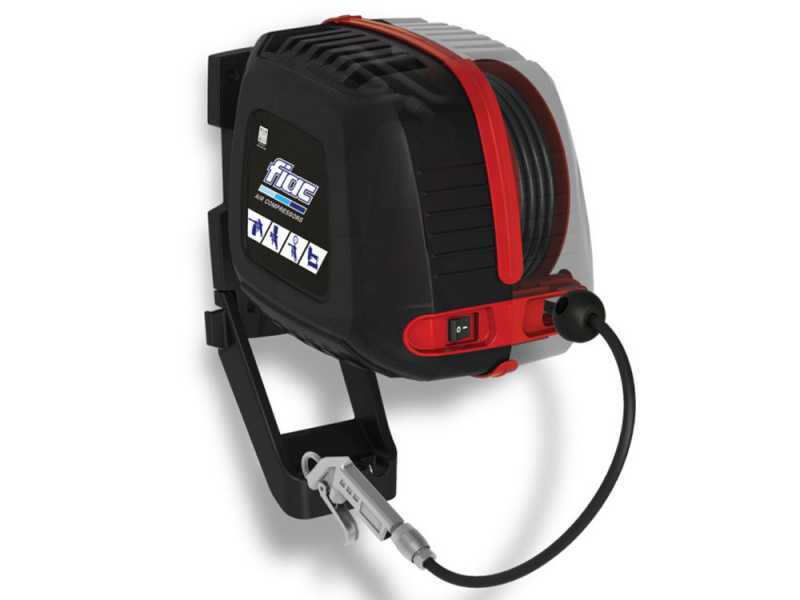 FIAC WALLAIR V230/50 Wall-mounted Air Compressor with Hose Reel - 160 L/min