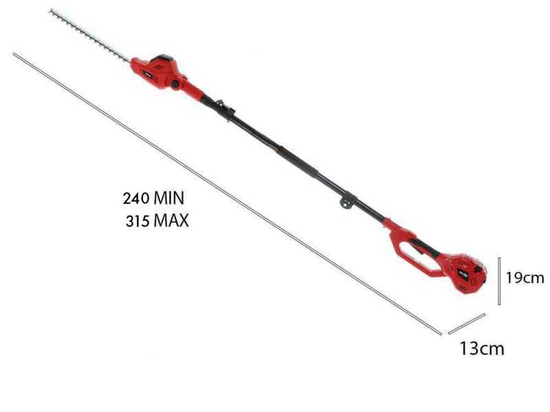 Blue Bird R3S 40V Electric Hedge Trimmer on Telescopic Extension Pole - 2.5 Ah